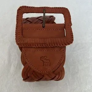 Abercrombie & Fitch Braided Leather belt M/L adjustable ,43” long. Great cond. Abercrombie & Fitch | Accessories | Abercrombie Fitch  main image 4